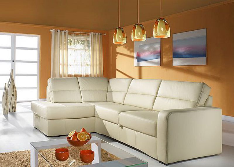 Stūra dīvāns - gulta Modern naroznik